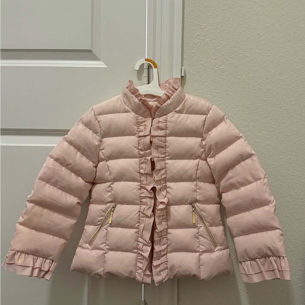 Nicholas Bears Pink Kids Puffer Jacket